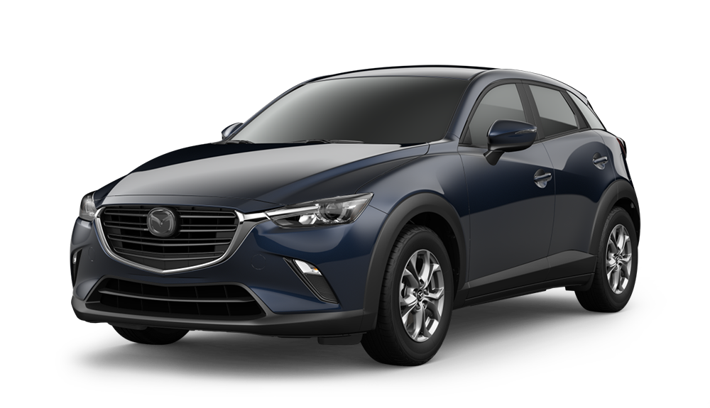 2021 Mazda CX-3 Deep Crystal Blue Mica | Knudtsen Foothills Mazda in Spokane WA