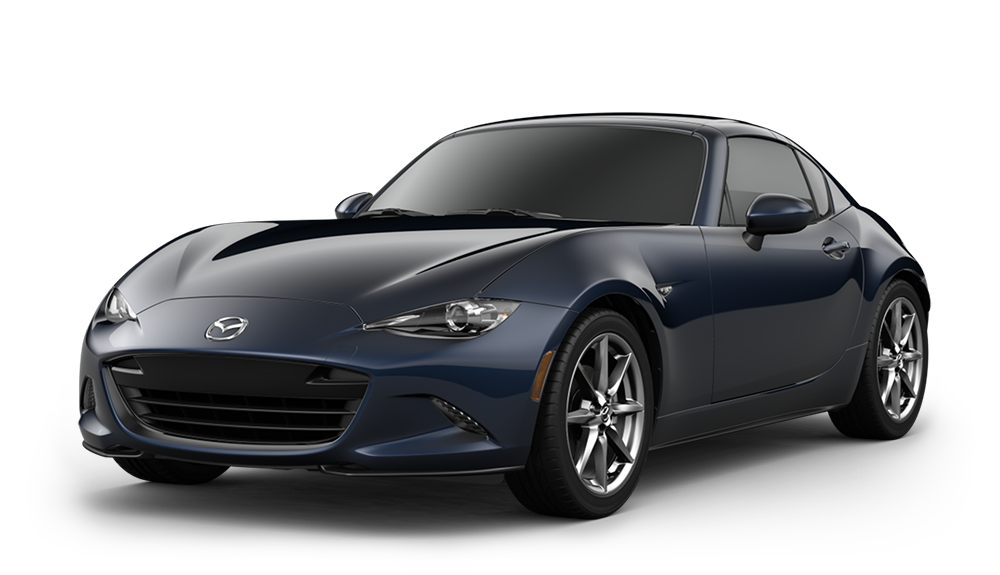 2022 Mazda MX5 Miata RF Grand Touring Deep Crystal Blue Mica | Knudtsen Foothills Mazda in Spokane WA