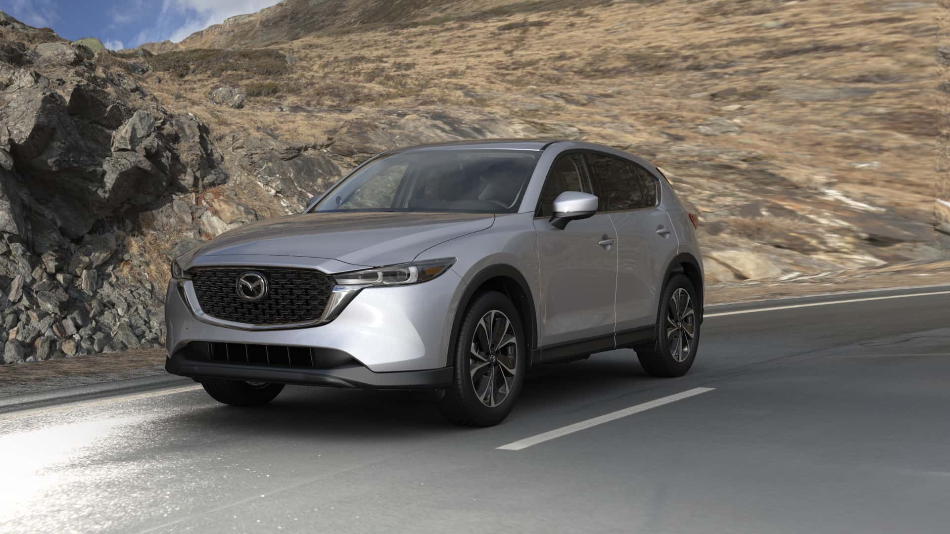 2023 Mazda CX-5 2.5 S Premium Sonic Silver Metallic | Knudtsen Foothills Mazda in Spokane WA