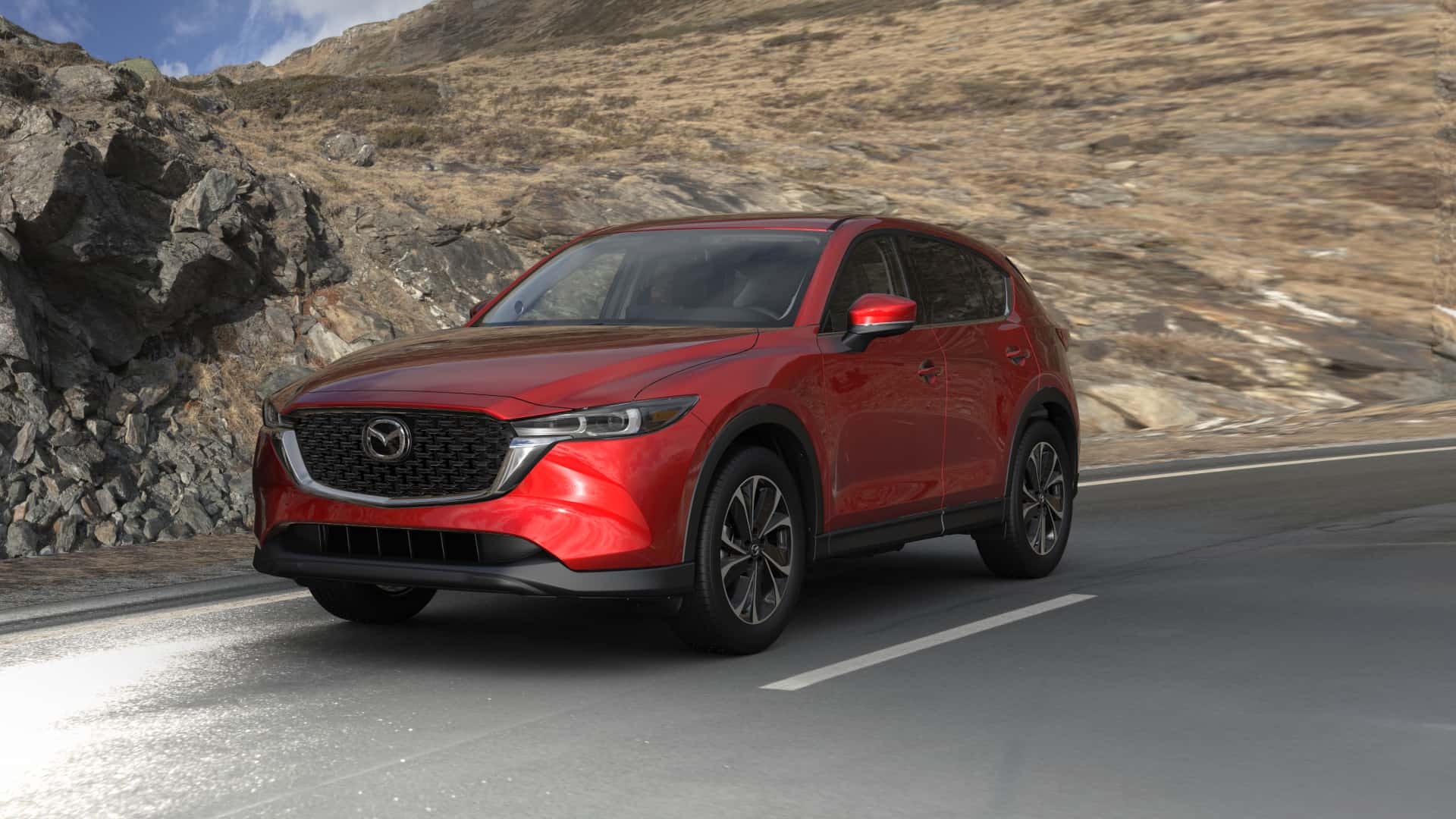 2023 Mazda CX-5 2.5 S Premium Soul Red Crystal Metallic | Knudtsen Foothills Mazda in Spokane WA
