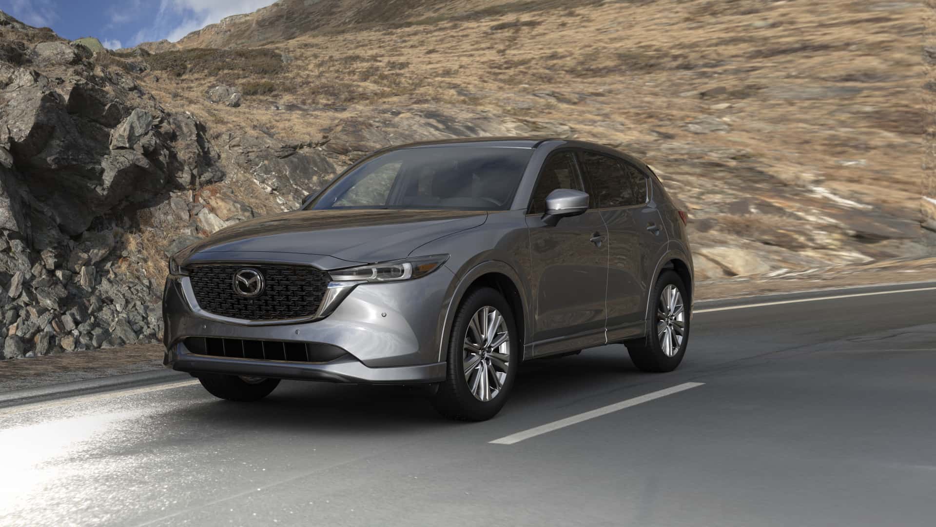 2023 Mazda CX-5 2.5 Turbo Signature Machine Gray Metallic | Knudtsen Foothills Mazda in Spokane WA